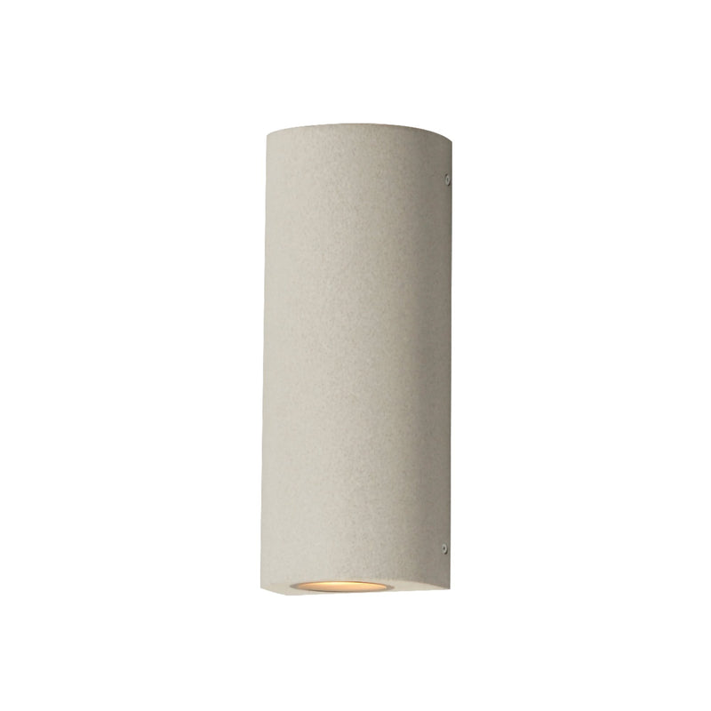 Pilar 2-Light LED Outdoor Wall Sconce - Cylinder in Sandstone