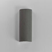Pilar 2-Light LED Outdoor Wall Sconce - Cylinder in Greystone