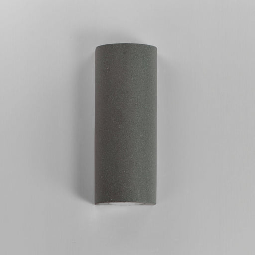 Pilar 2-Light LED Outdoor Wall Sconce - Cylinder in Greystone
