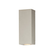 Pilar 2-Light LED Outdoor Wall Sconce in Sandstone