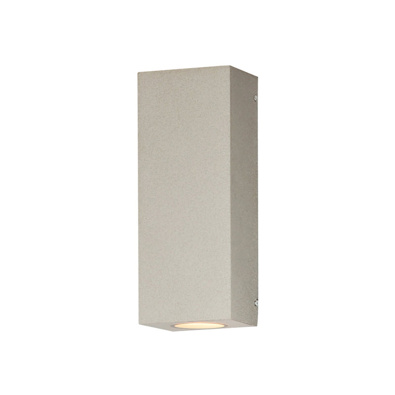 Pilar 2-Light LED Outdoor Wall Sconce in Sandstone