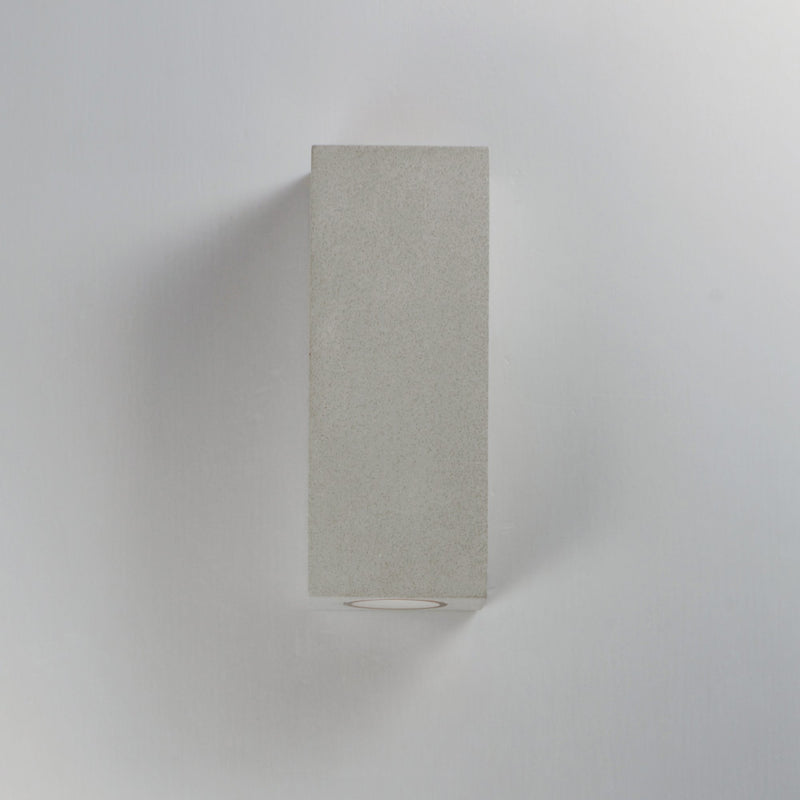 Pilar 2-Light LED Outdoor Wall Sconce in Sandstone