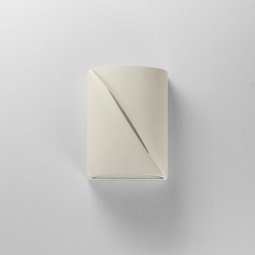 Puff 8" LED Outdoor Wall Sconce in Chaulk White