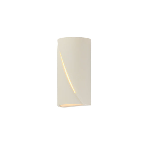 Puff 12" LED Outdoor Wall Sconce in Chaulk White