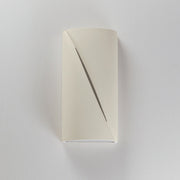 Puff 12" LED Outdoor Wall Sconce in Chaulk White