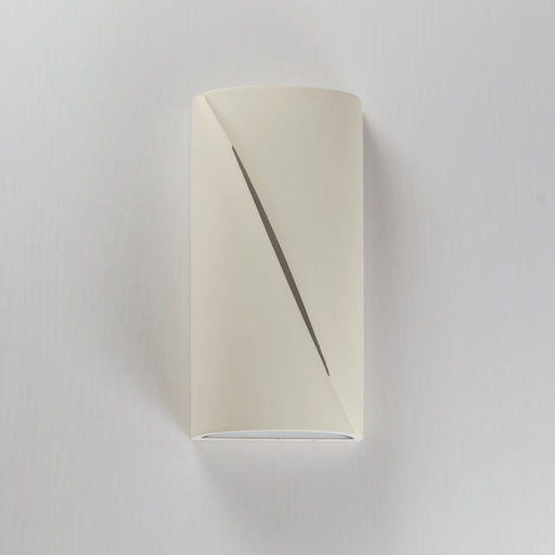 Puff 12" LED Outdoor Wall Sconce in Chaulk White