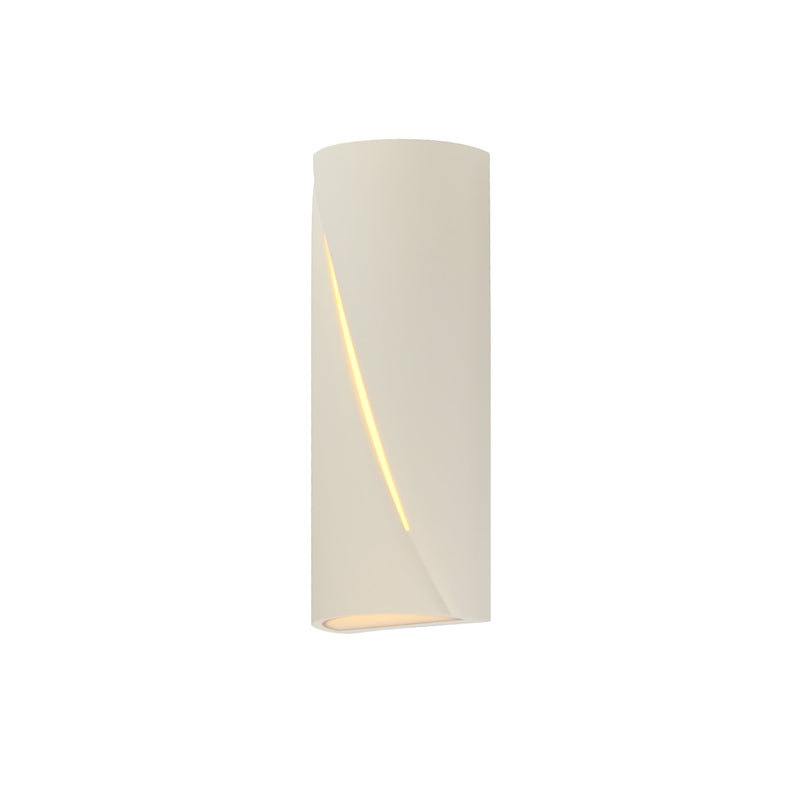 Puff 16" LED Outdoor Wall Sconce in Chaulk White
