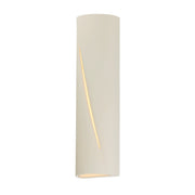 Puff 22" LED Outdoor Wall Sconce in Chaulk White