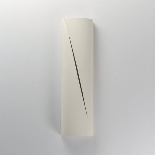 Puff 22" LED Outdoor Wall Sconce in Chaulk White
