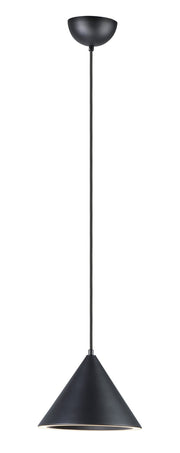 Abyss 9.5" 1-Light LED Pendant in Black