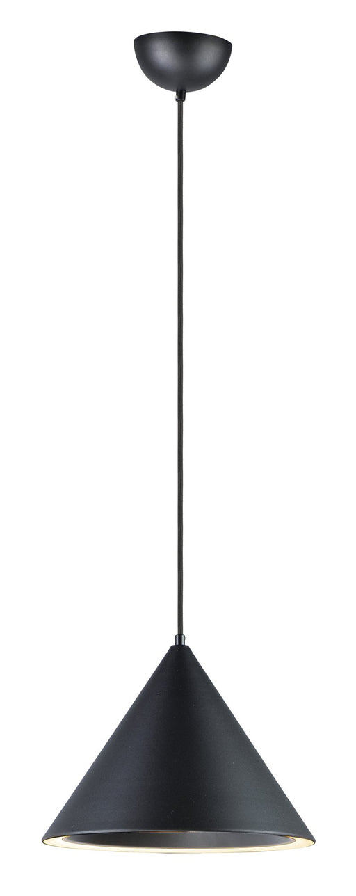 Abyss 12.5" 1-Light LED Pendant in Black