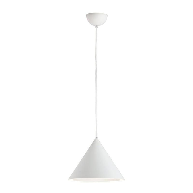 Abyss 12.5" 1-Light LED Pendant in Matte White