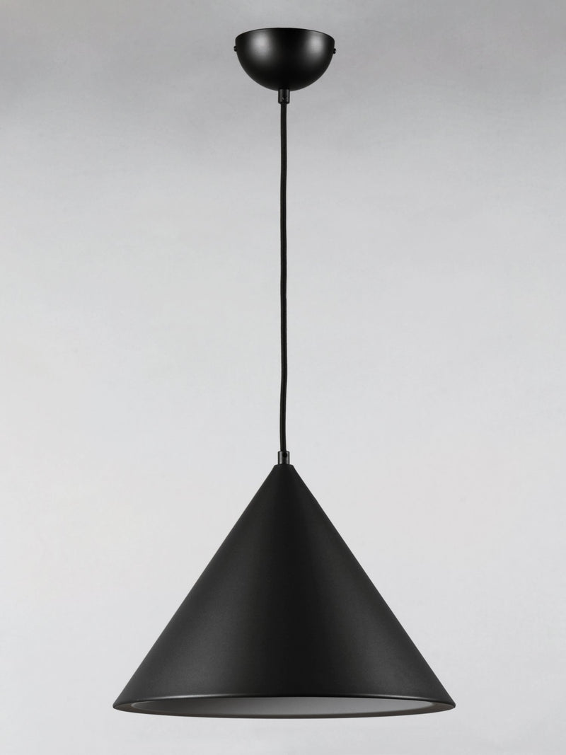 Abyss 12.5" 1-Light LED Pendant in Black