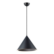 Abyss 16" 1-Light LED Pendant in Black