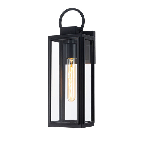 Crosby 16" Outdoor Wall Lantern in Matte Black