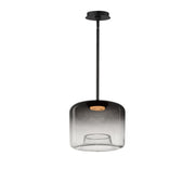 Bombona 12"x10" LED Pendant in Black