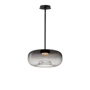 Bombona 16"x7" LED Pendant in Black
