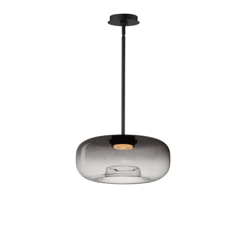 Bombona 16"x7" LED Pendant in Black