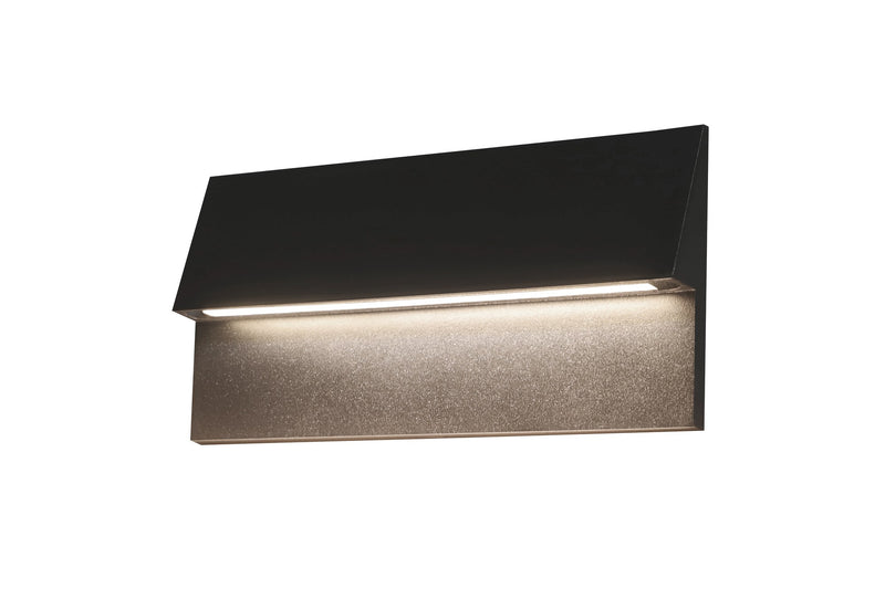 Dawn 9" x 4.5" LED Outdoor Wall Sconce in Matte Black