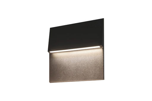 Dawn 9" Square LED Outdoor Wall Sconce in Matte Black