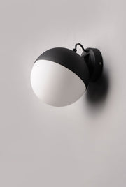 Half Moon LED Wall Sconce in Black