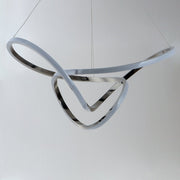 Perpetual 32" LED Pendant in Black Chrome