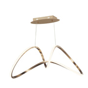 Perpetual LED Pendant in Brushed Champagne