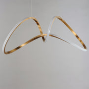 Perpetual LED Pendant in Brushed Champagne