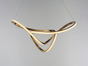 Perpetual 46" LED Pendant in Brushed Champagne
