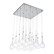 Larmes 16-Light LED Pendant in Polished Chrome