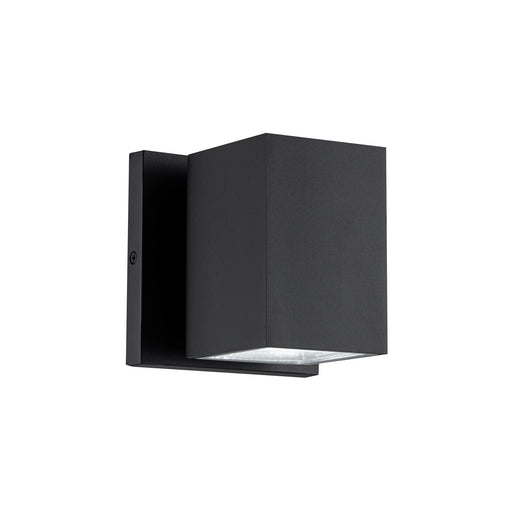 Kubular LED Outdoor Wall Sconce in Matte Black