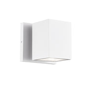 Kubular LED Outdoor Wall Sconce in Matte White