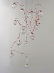 Bobble 16-Light LED Pendant in Polished Chrome