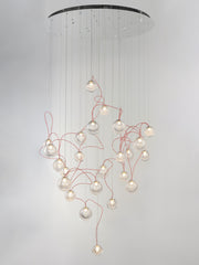 Bobble 24-Light LED Pendant in Polished Chrome