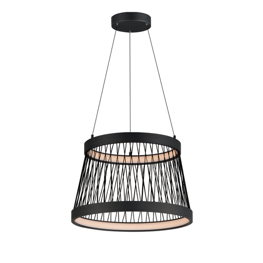 Loom 20" LED Pendant in Black