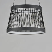 Loom 20" LED Pendant in Black