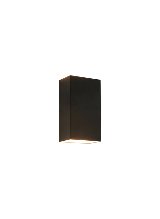 Dexter 4.5" 2-Light LED Outdoor Wall Sconce in Matte Black