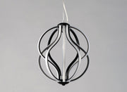 Aura 12" LED Pendant in Black
