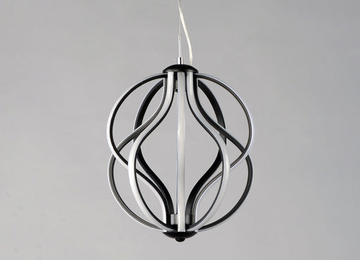 Aura 12" LED Pendant in Black
