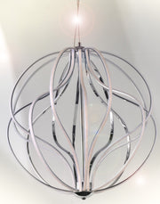 Aura 12" LED Pendant in Polished Chrome