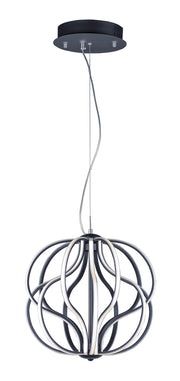 Aura 17" LED Pendant in Black