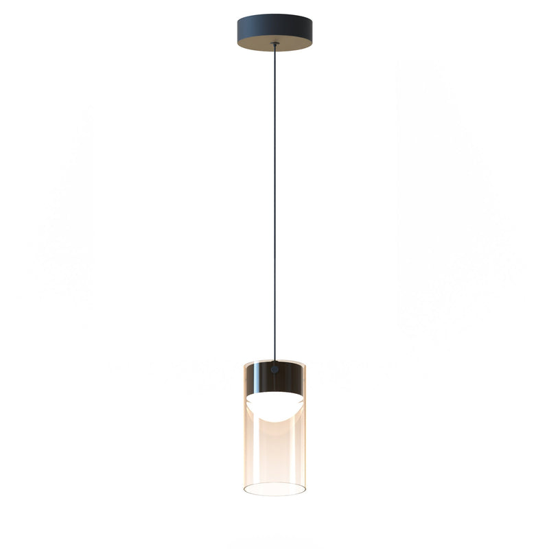 Highball 8" LED Mini Pendant in Gunmetal
