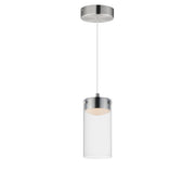 Highball 8" LED Mini Pendant in Satin Nickel