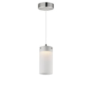 Highball 8" LED Mini Pendant in Satin Nickel