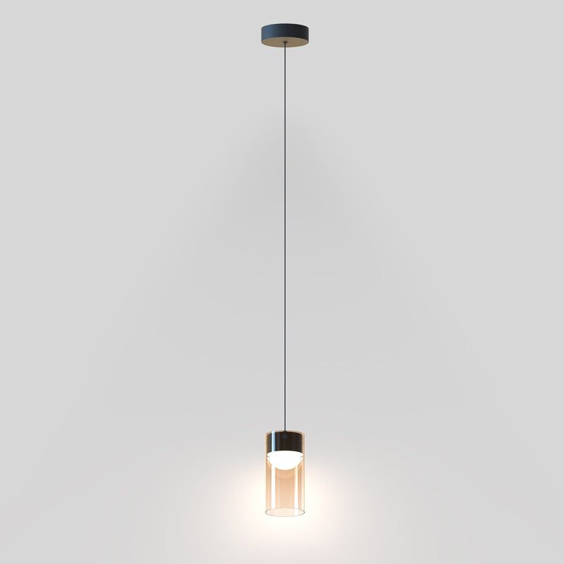 Highball 8" LED Mini Pendant in Gunmetal