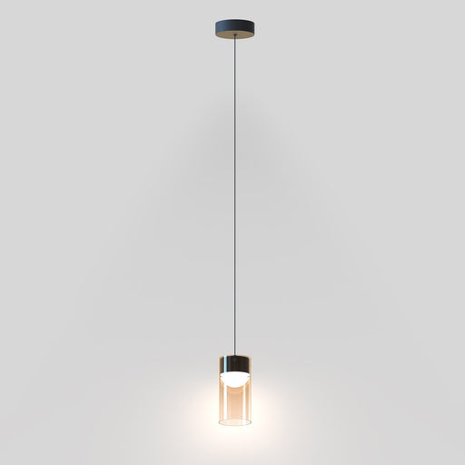Highball 8" LED Mini Pendant in Gunmetal