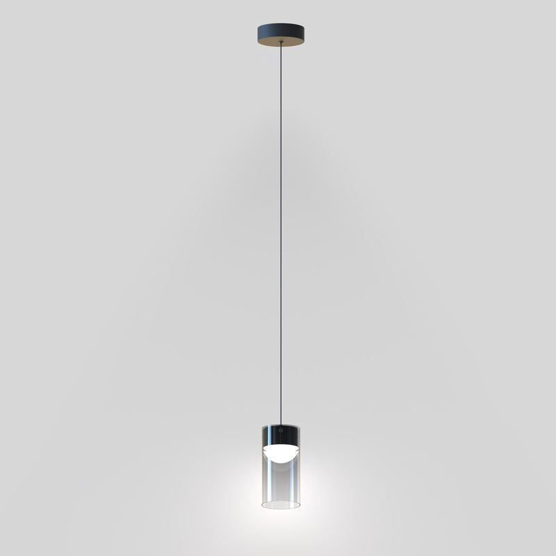 Highball 8" LED Mini Pendant in Gunmetal