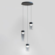 Highball 3-Light LED Pendant in Gunmetal