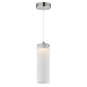 Highball 12" LED Pendant in Satin Nickel