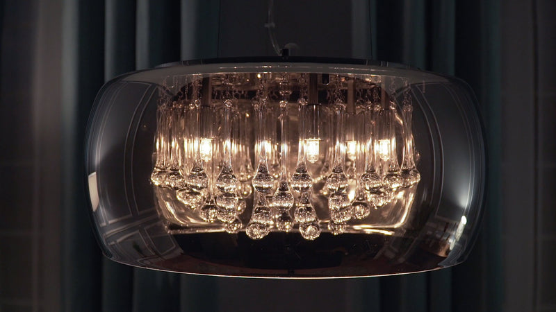 Sense 5-Light Flush Mount in Polished Chrome